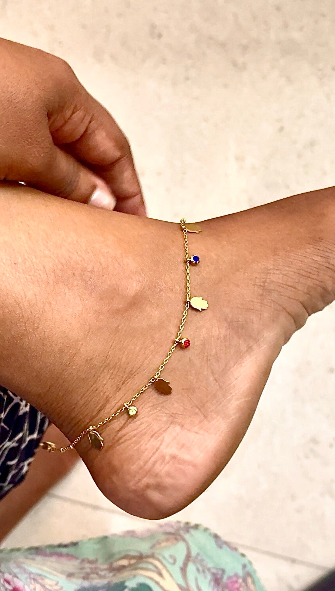 Multi Charm Anklet Version 01