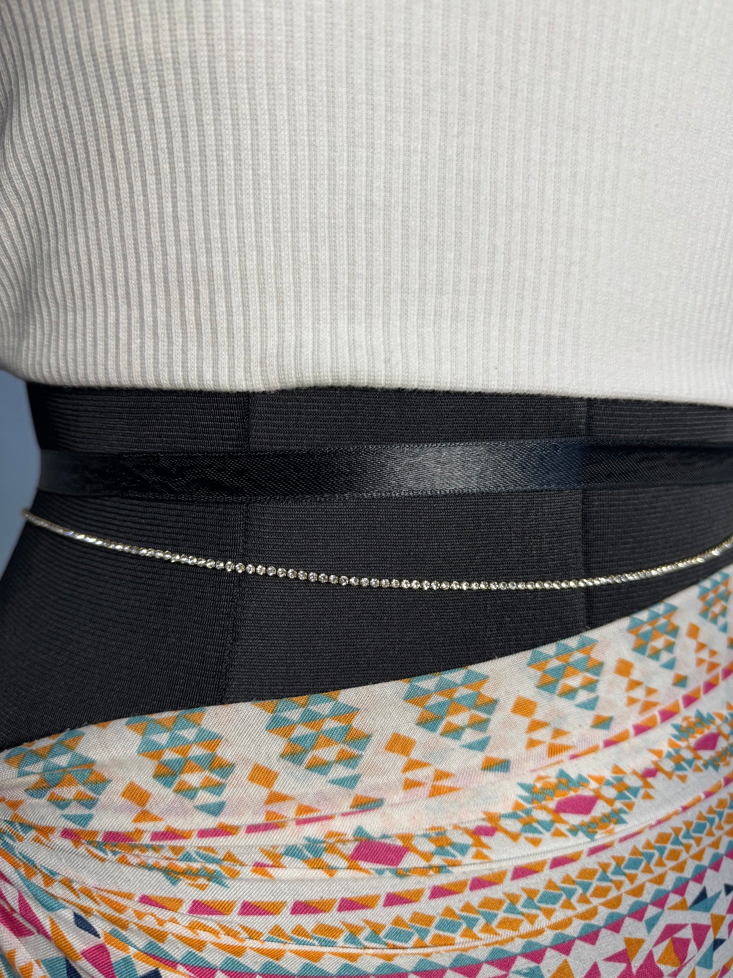 Crystal Tennis Hip Chain