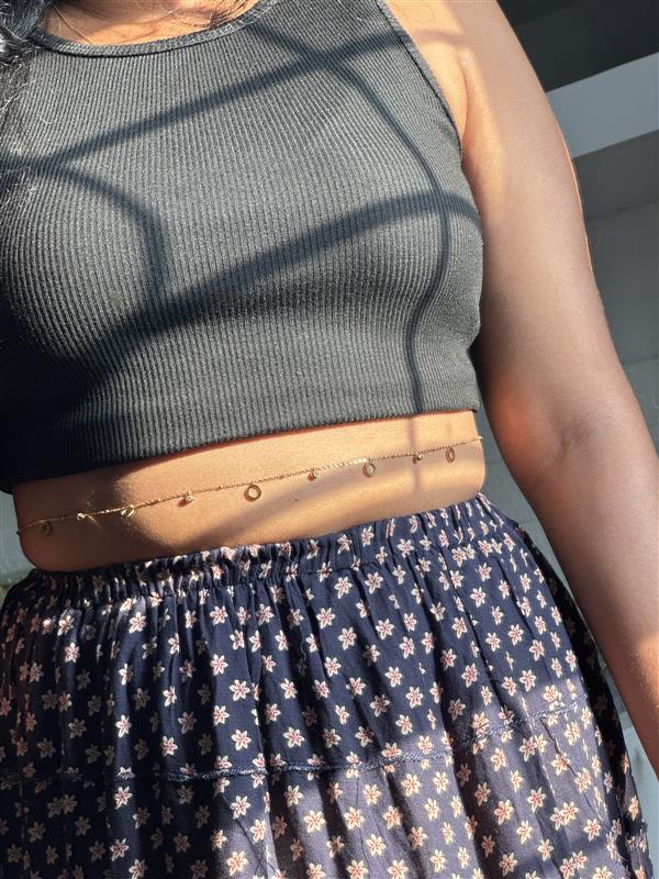 Circle charms Hip Chain