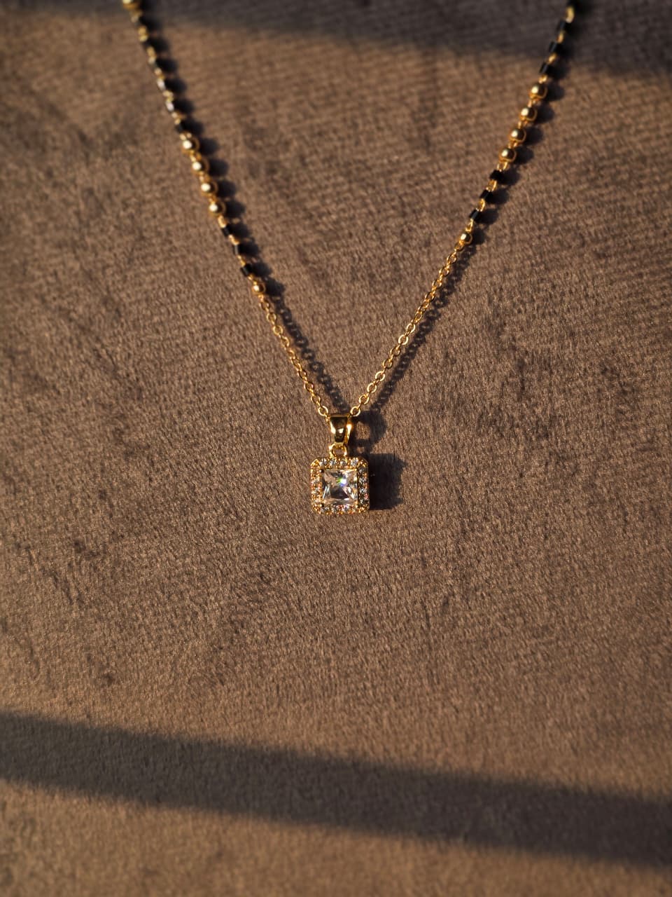 Square Charm Mangalsutra - 03