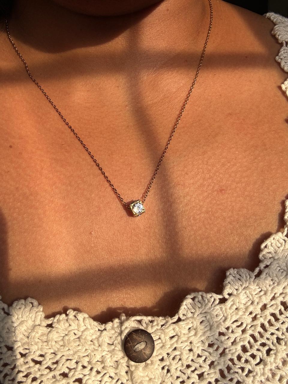 Hexagon Pendant Chain