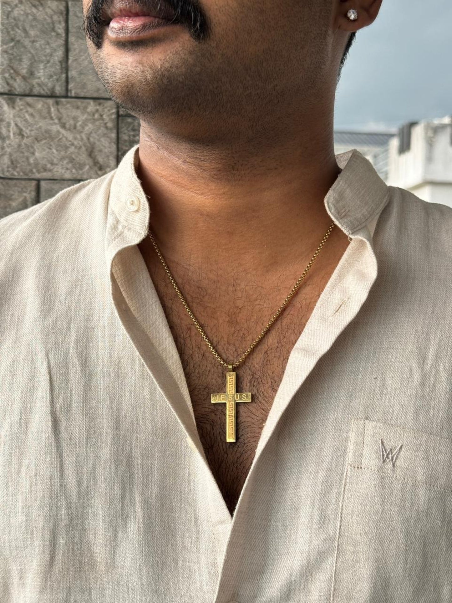 Divine Cross Pendant - Men's 03