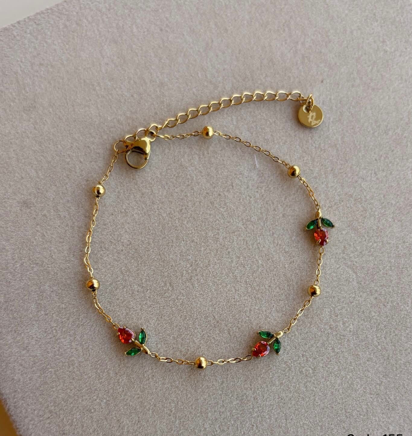 Red Tulip Bracelet