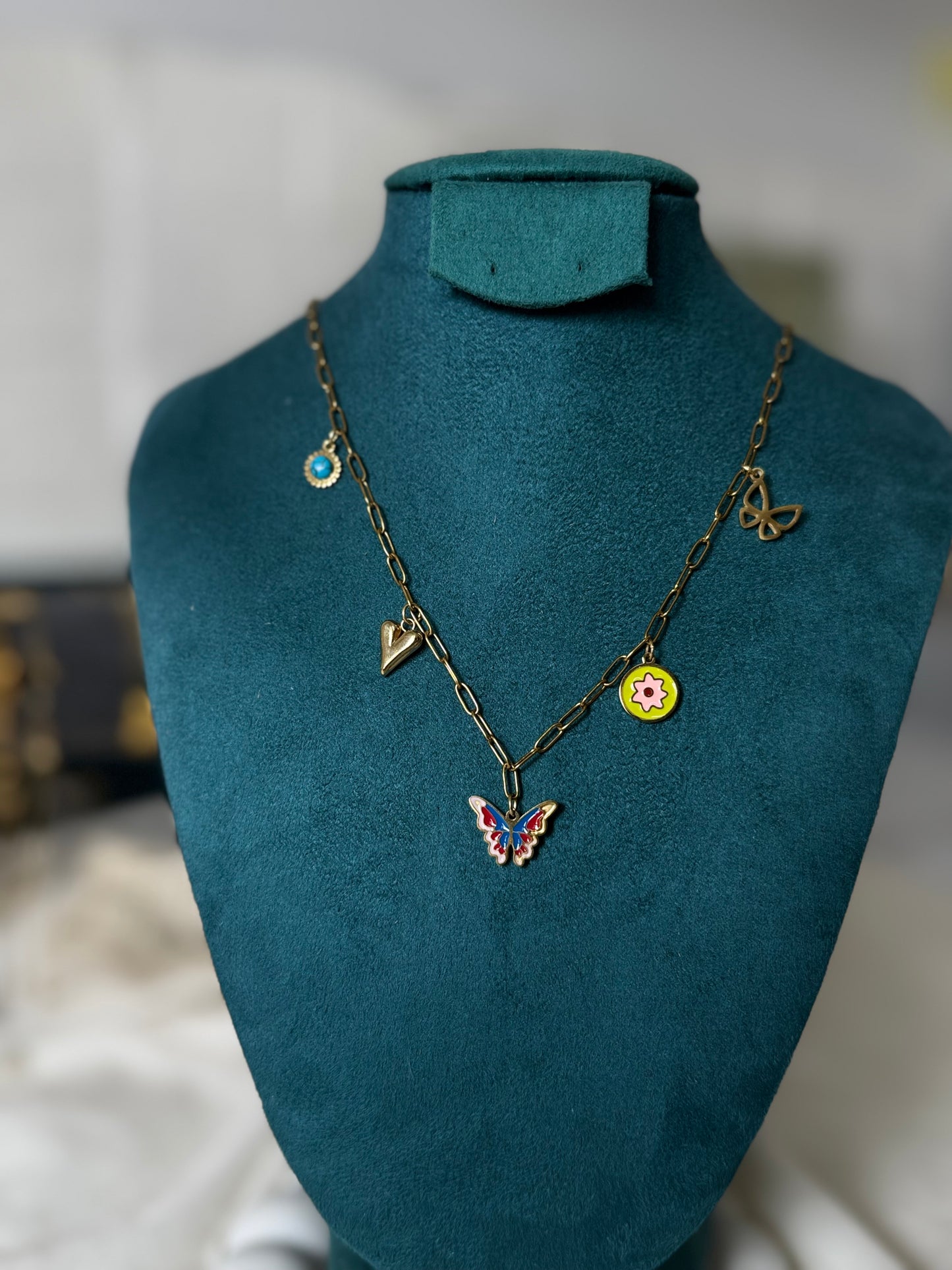 Butterfly charms Necklaces