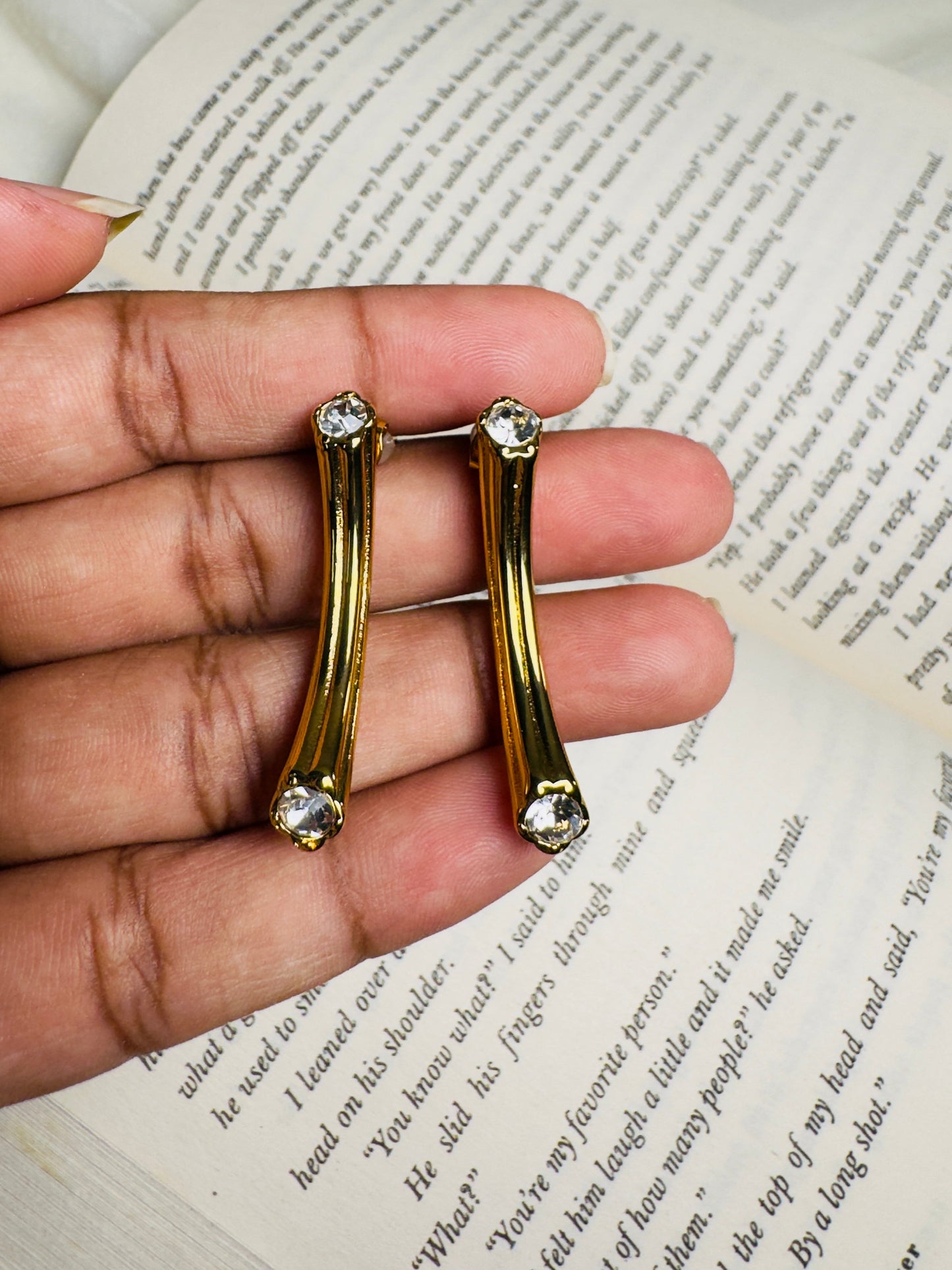 Golden Arc Studs
