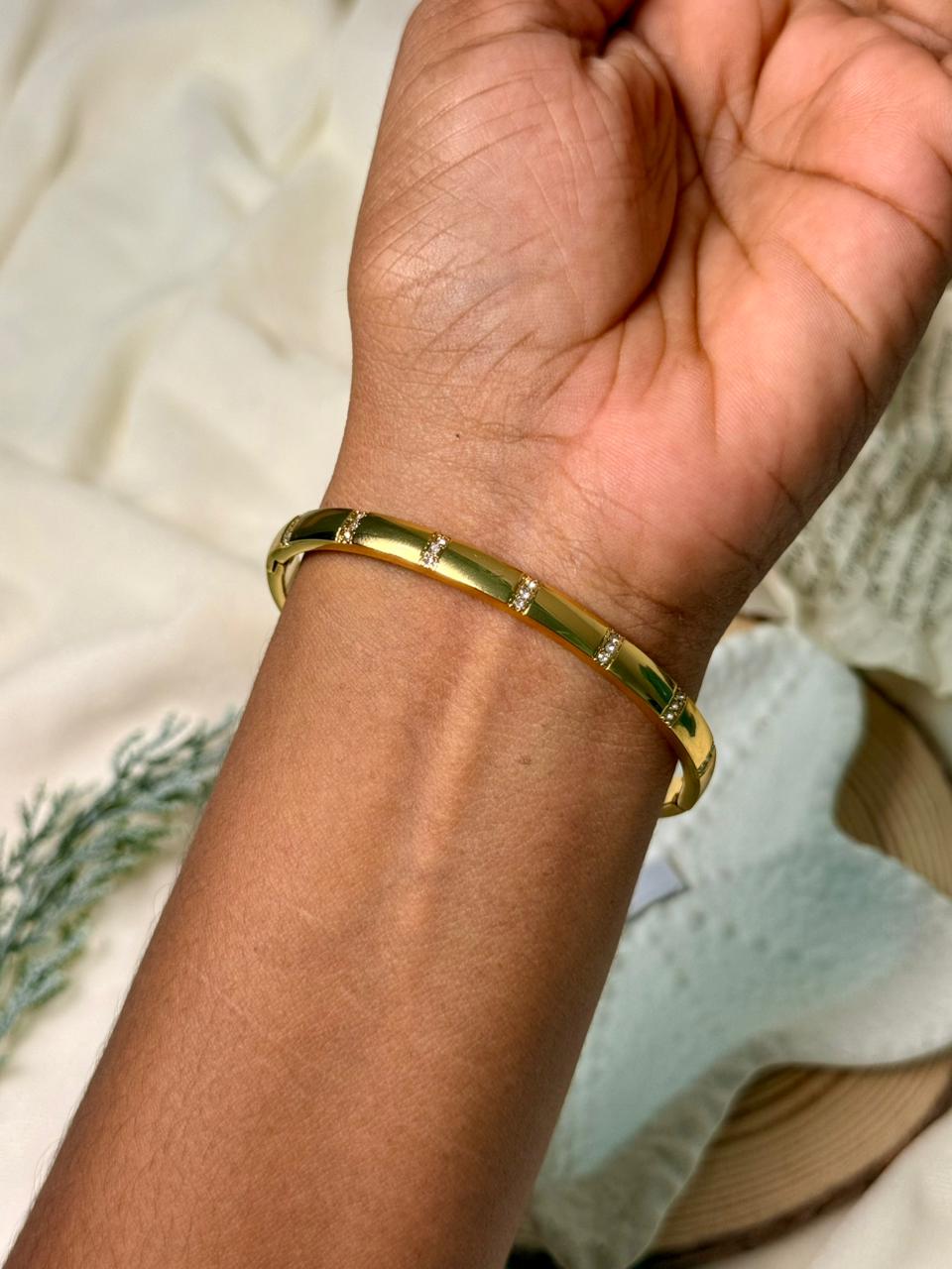 Golden Whisper Bangle
