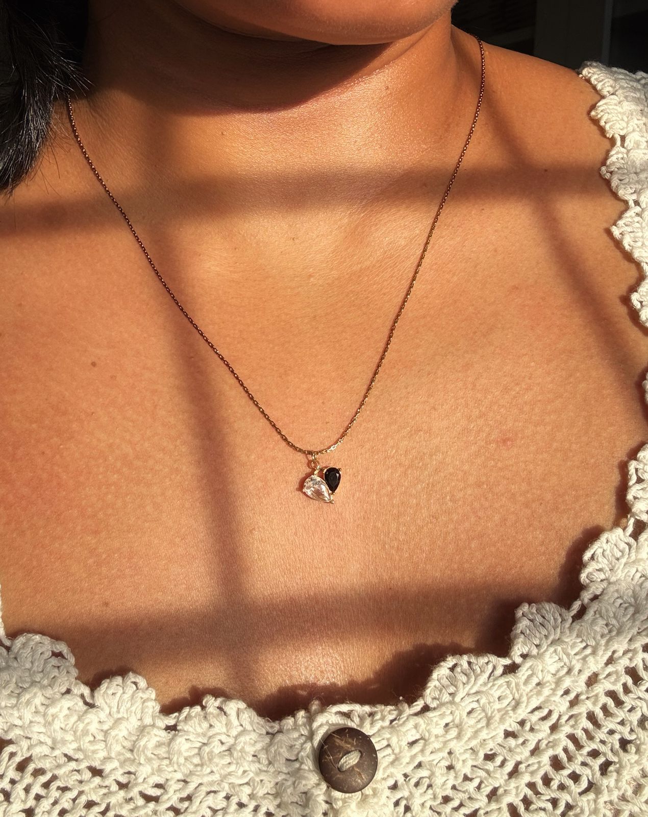 Twin Rain Drop Pendant