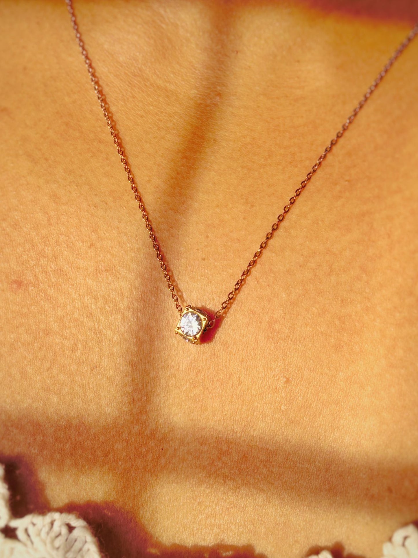 Hexagon Pendant Chain