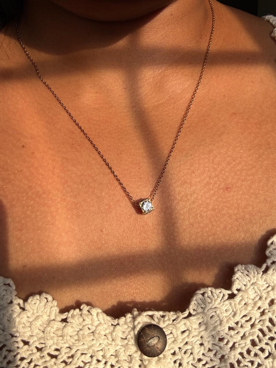 Hexagon Pendant Chain