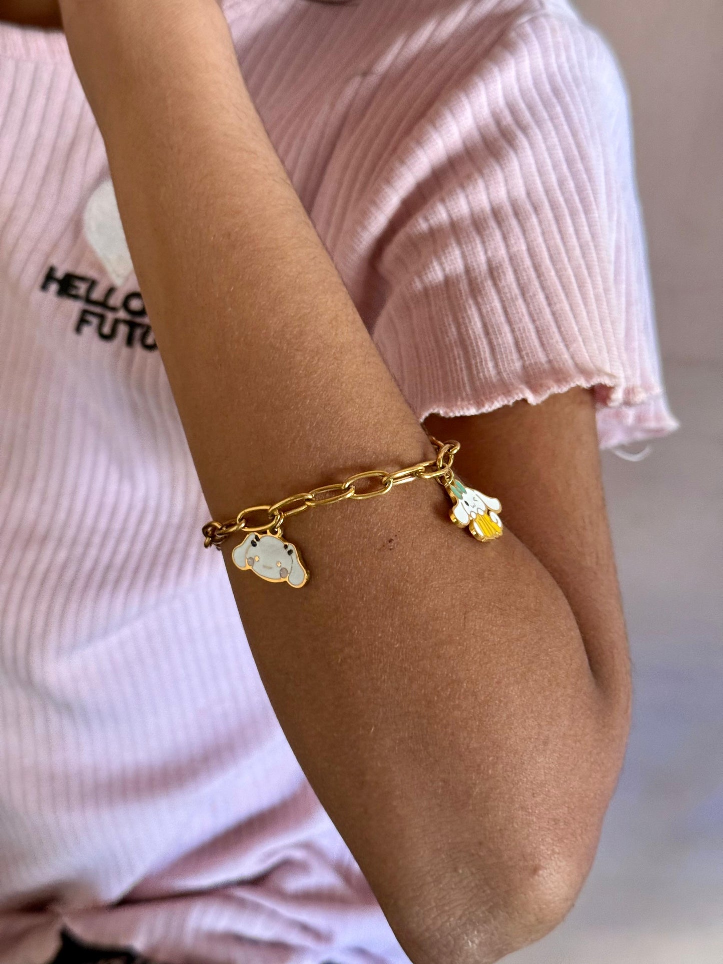 Puppy Charm Bracelet